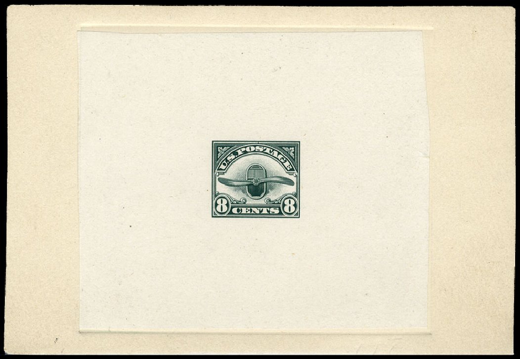 Price of US Stamp Scott Catalogue C4 - 8c 1923 Air Radiator and Propeller. Cherrystone Auctions, Nov 2008, Sale 200811, Lot 1134