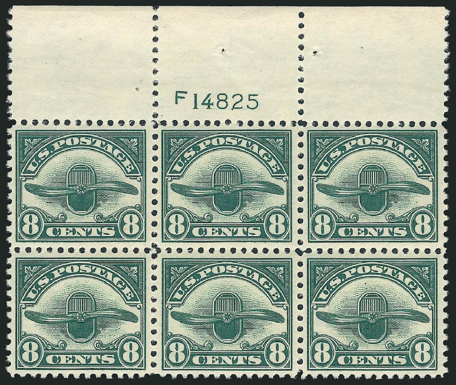 Value of US Stamp Scott Catalog # C4: 1923 8c Air Radiator and Propeller. Robert Siegel Auction Galleries, Dec 2012, Sale 1037, Lot 2192