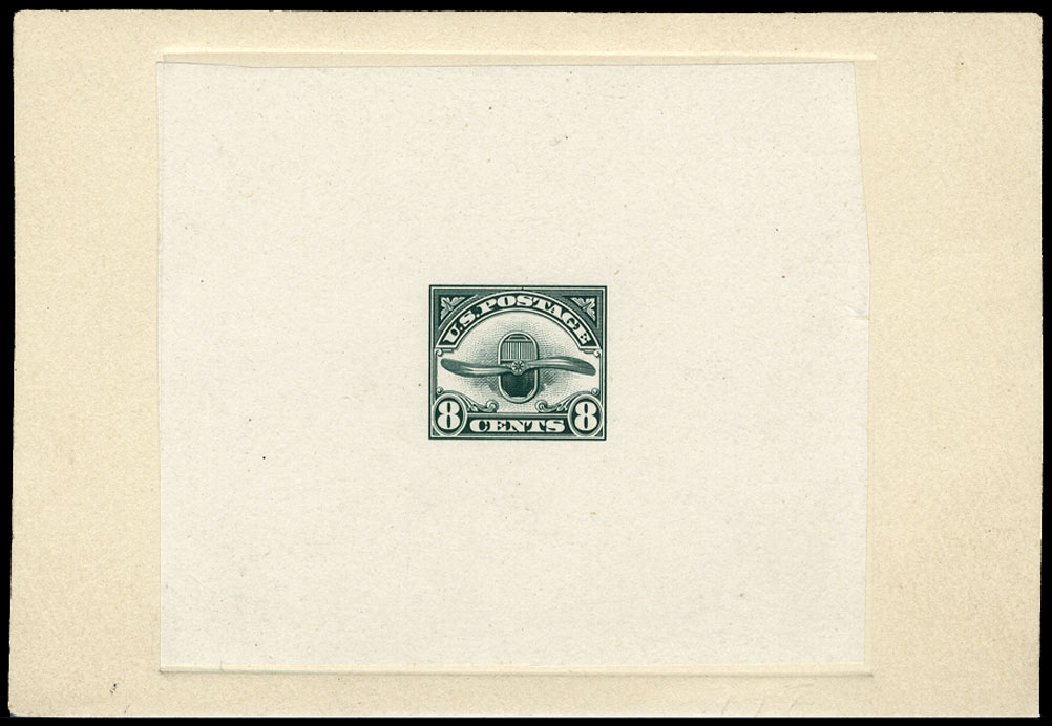 US Stamp Values Scott C4 - 1923 8c Air Radiator and Propeller. Cherrystone Auctions, Sep 2010, Sale 201009, Lot 106