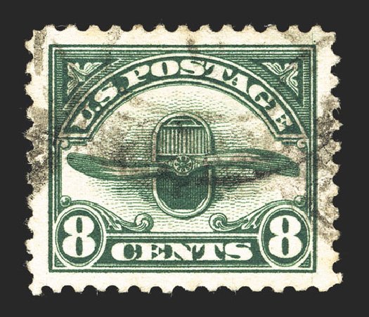 Cost of US Stamps Scott C4 - 1923 8c Air Radiator and Propeller. Spink Shreves Galleries, Mar 2013, Sale 142, Lot 416