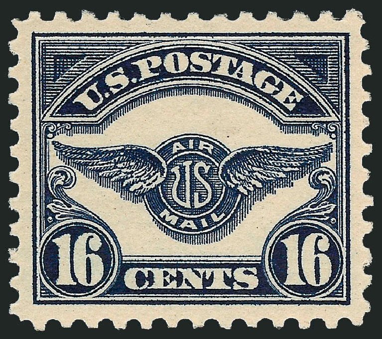 US Stamps Prices Scott Catalogue # C5 - 1923 16c Air Service Emblem. Robert Siegel Auction Galleries, Sep 2008, Sale 962, Lot 2937
