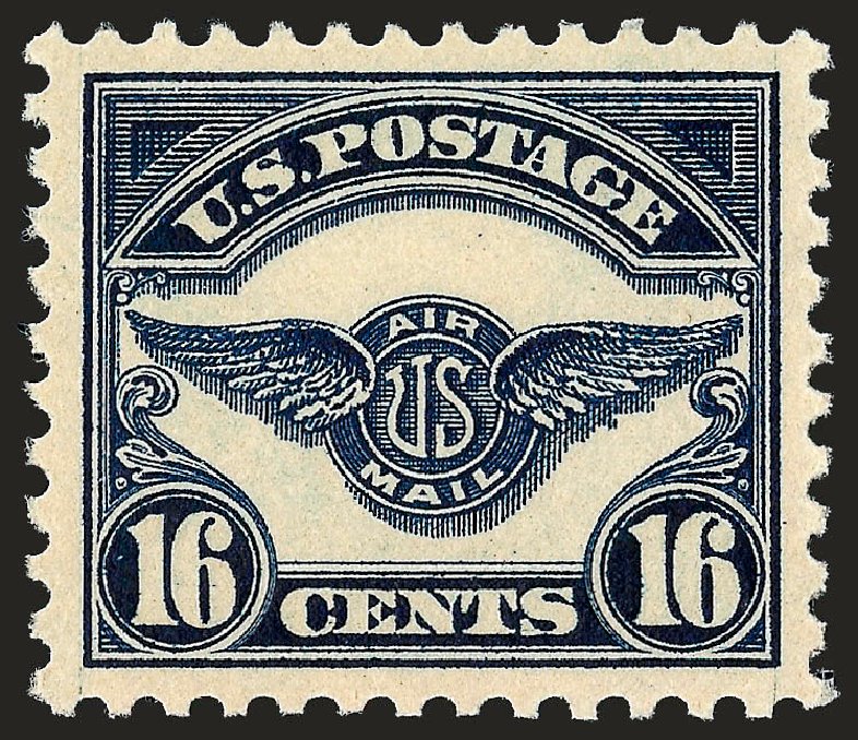 Prices of US Stamp Scott Catalogue #C5: 16c 1923 Air Service Emblem. Robert Siegel Auction Galleries, Sep 2008, Sale 962, Lot 2938