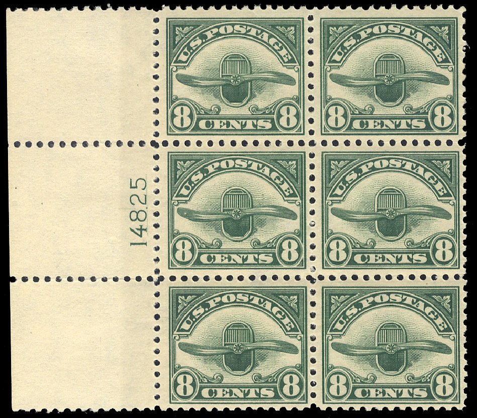 Prices of US Stamp Scott #C5: 1923 16c Air Service Emblem. Cherrystone Auctions, Jan 2010, Sale 201001, Lot 189
