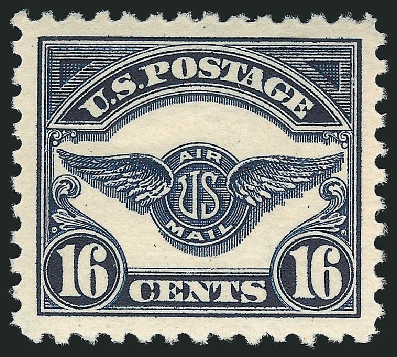 US Stamps Prices Scott Cat. #C5 - 16c 1923 Air Service Emblem. Robert Siegel Auction Galleries, Mar 2014, Sale 1067, Lot 1639