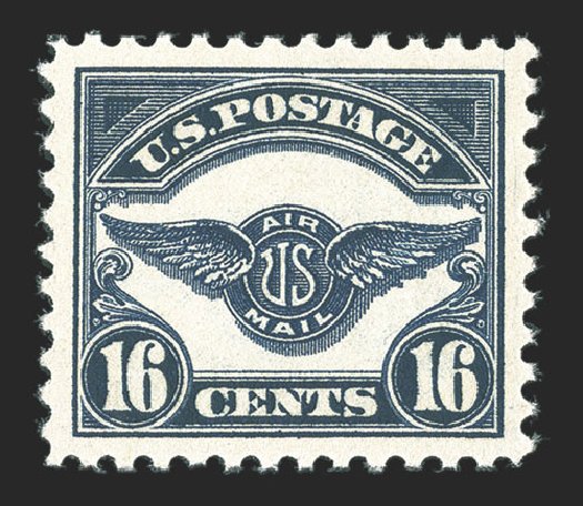 Price of US Stamp Scott Catalogue C5 - 1923 16c Air Service Emblem. Spink Shreves Galleries, Mar 2013, Sale 142, Lot 419