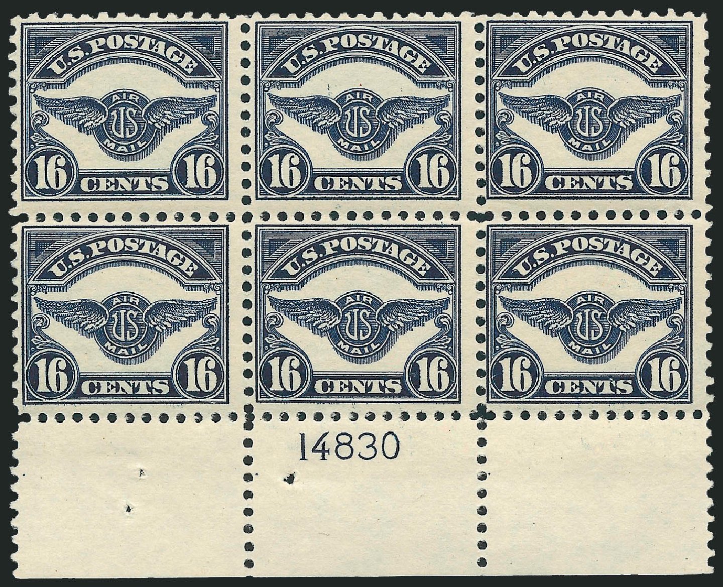 Price of US Stamp Scott Catalog C5: 1923 16c Air Service Emblem. Robert Siegel Auction Galleries, Apr 2009, Sale 971, Lot 1880