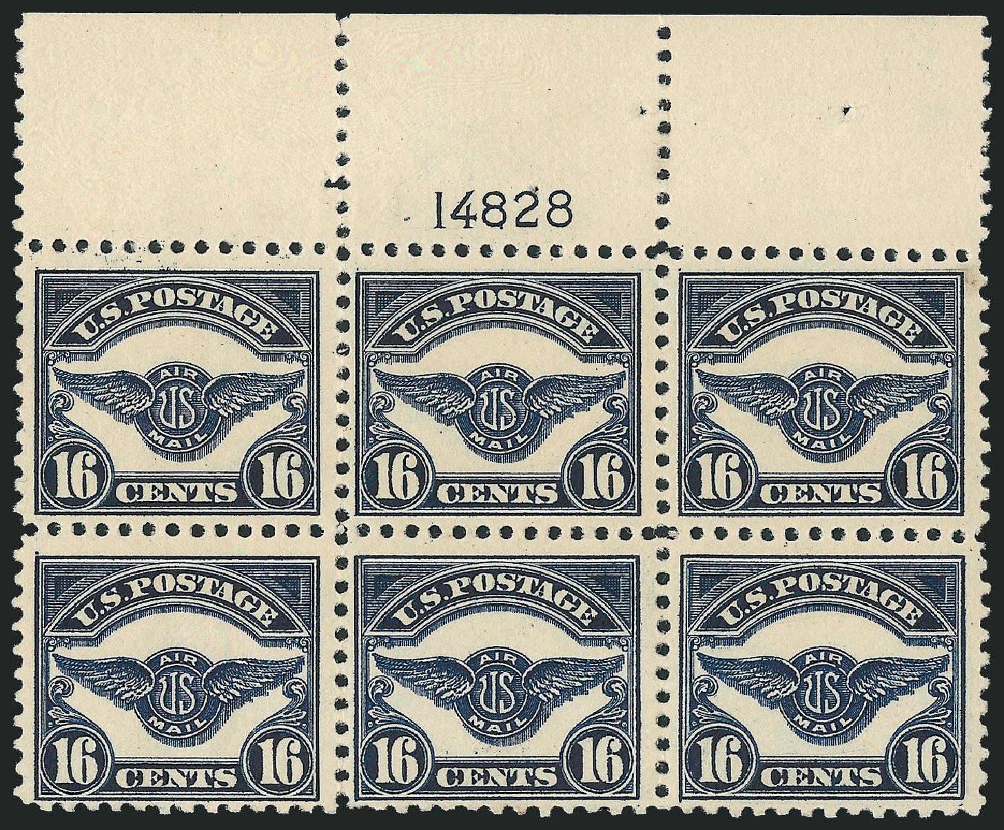 Price of US Stamps Scott Cat. # C5 - 1923 16c Air Service Emblem. Robert Siegel Auction Galleries, Oct 2010, Sale 997, Lot 6150