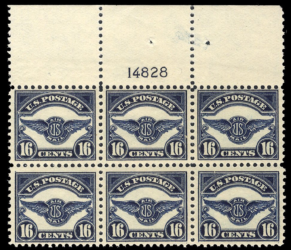 Costs of US Stamps Scott Cat. #C5: 16c 1923 Air Service Emblem. Cherrystone Auctions, Mar 2009, Sale 200903, Lot 251