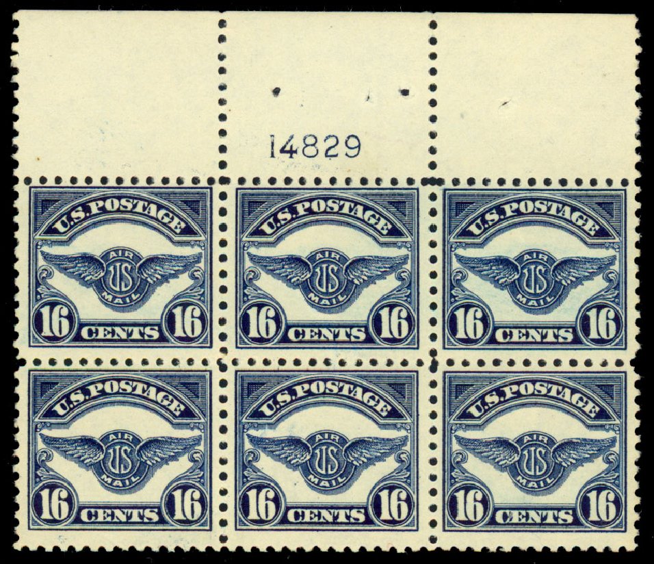 US Stamp Prices Scott Catalogue # C5: 1923 16c Air Service Emblem. Daniel Kelleher Auctions, Dec 2013, Sale 640, Lot 511