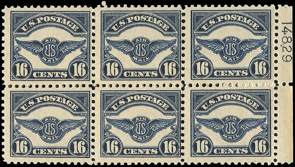 Costs of US Stamp Scott Catalog #C5: 1923 16c Air Service Emblem. Regency-Superior, Jan 2015, Sale 109, Lot 1401