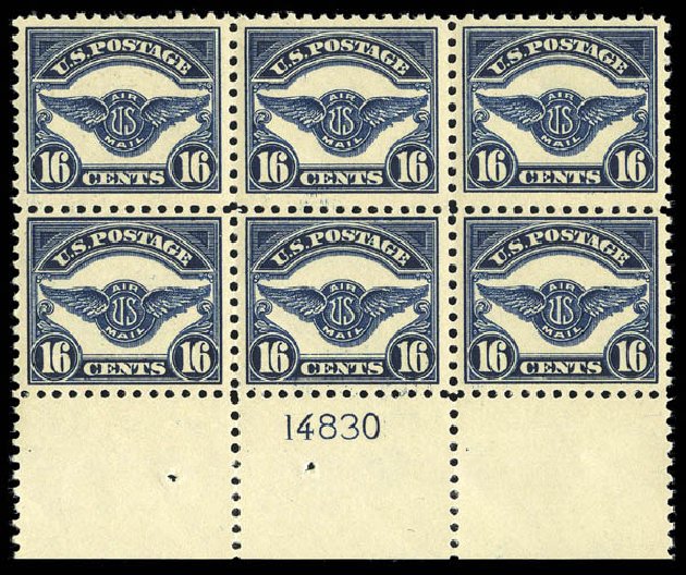 US Stamps Prices Scott Catalog # C5 - 16c 1923 Air Service Emblem. Matthew Bennett International, Sep 2012, Sale 346, Lot 894