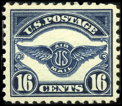 Costs of US Stamps Scott Cat. #C5 - 1923 16c Air Service Emblem. Matthew Bennett International, Sep 2011, Sale 338, Lot 1995