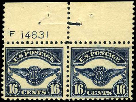 US Stamps Prices Scott Catalog C5: 16c 1923 Air Service Emblem. Harmer-Schau Auction Galleries, Jan 2013, Sale 96, Lot 655