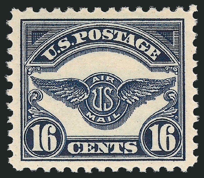 US Stamps Prices Scott # C5: 16c 1923 Air Service Emblem. Robert Siegel Auction Galleries, Dec 2009, Sale 982, Lot 6035