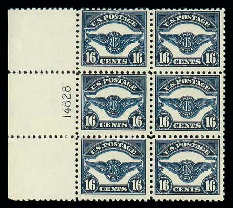 Prices of US Stamps Scott #C5: 1923 16c Air Service Emblem. Matthew Bennett International, Dec 2007, Sale 325, Lot 2352
