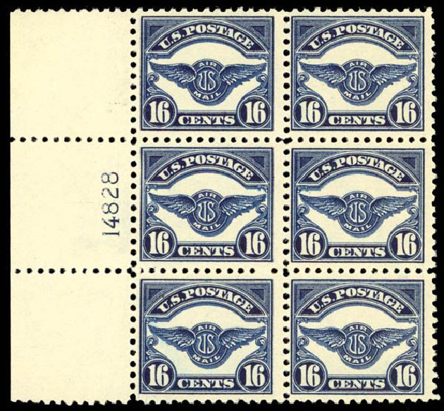 US Stamps Price Scott Catalogue #C5: 16c 1923 Air Service Emblem. Daniel Kelleher Auctions, Apr 2013, Sale 636, Lot 542