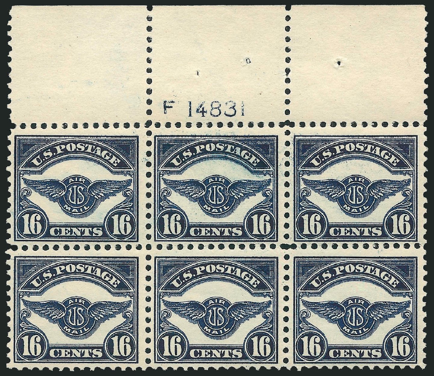 Prices of US Stamps Scott Catalog C5 - 16c 1923 Air Service Emblem. Robert Siegel Auction Galleries, Apr 2009, Sale 971, Lot 1883