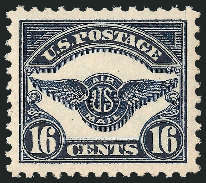 Price of US Stamp Scott # C5: 1923 16c Air Service Emblem. Robert Siegel Auction Galleries, Feb 2015, Sale 1093, Lot 586