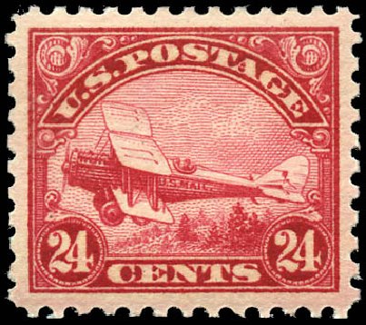 US Stamp Price Scott Catalogue # C6 - 1923 24c Air DeHavilland Biplane. Matthew Bennett International, Sep 2011, Sale 338, Lot 1997