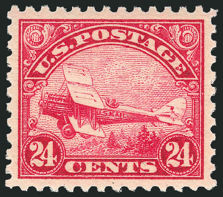 Prices of US Stamp Scott Cat. # C6 - 1923 24c Air DeHavilland Biplane. Robert Siegel Auction Galleries, Mar 2012, Sale 1019, Lot 919