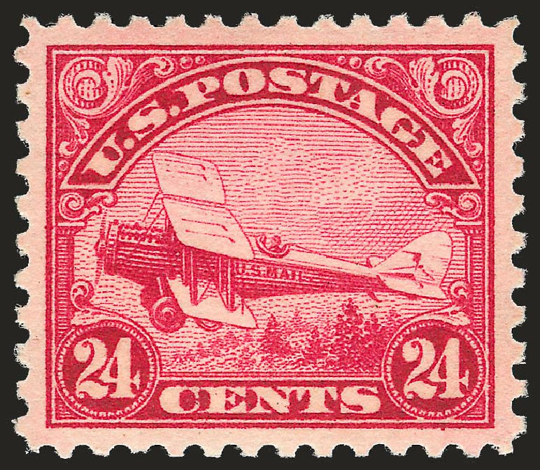 US Stamp Price Scott C6 - 1923 24c Air DeHavilland Biplane. Robert Siegel Auction Galleries, Sep 2009, Sale 968B, Lot 761