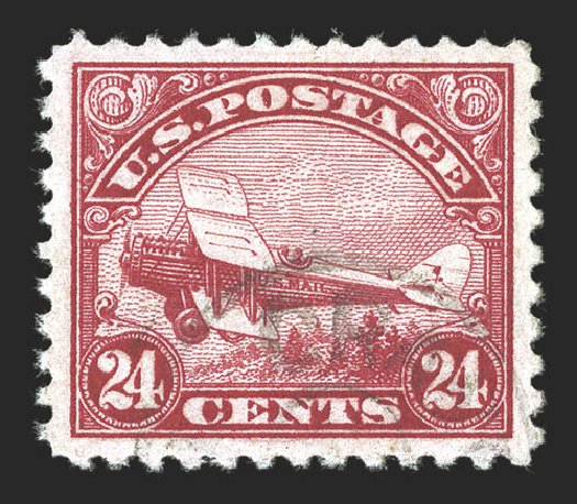 Values of US Stamp Scott Catalogue #C6 - 1923 24c Air DeHavilland Biplane. Spink Shreves Galleries, Jul 2012, Sale 140, Lot 342