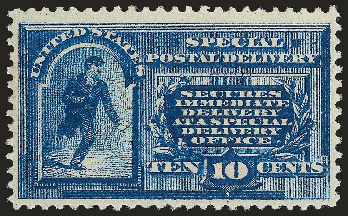 US Stamp Value Scott #E1: 1885 10c Special Delivery. Robert Siegel Auction Galleries, Sep 2009, Sale 976, Lot 2258