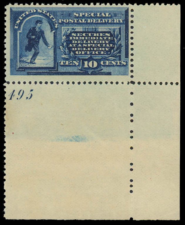US Stamps Price Scott Catalogue # E1 - 1885 10c Special Delivery. Daniel Kelleher Auctions, Jun 2012, Sale 630, Lot 1983
