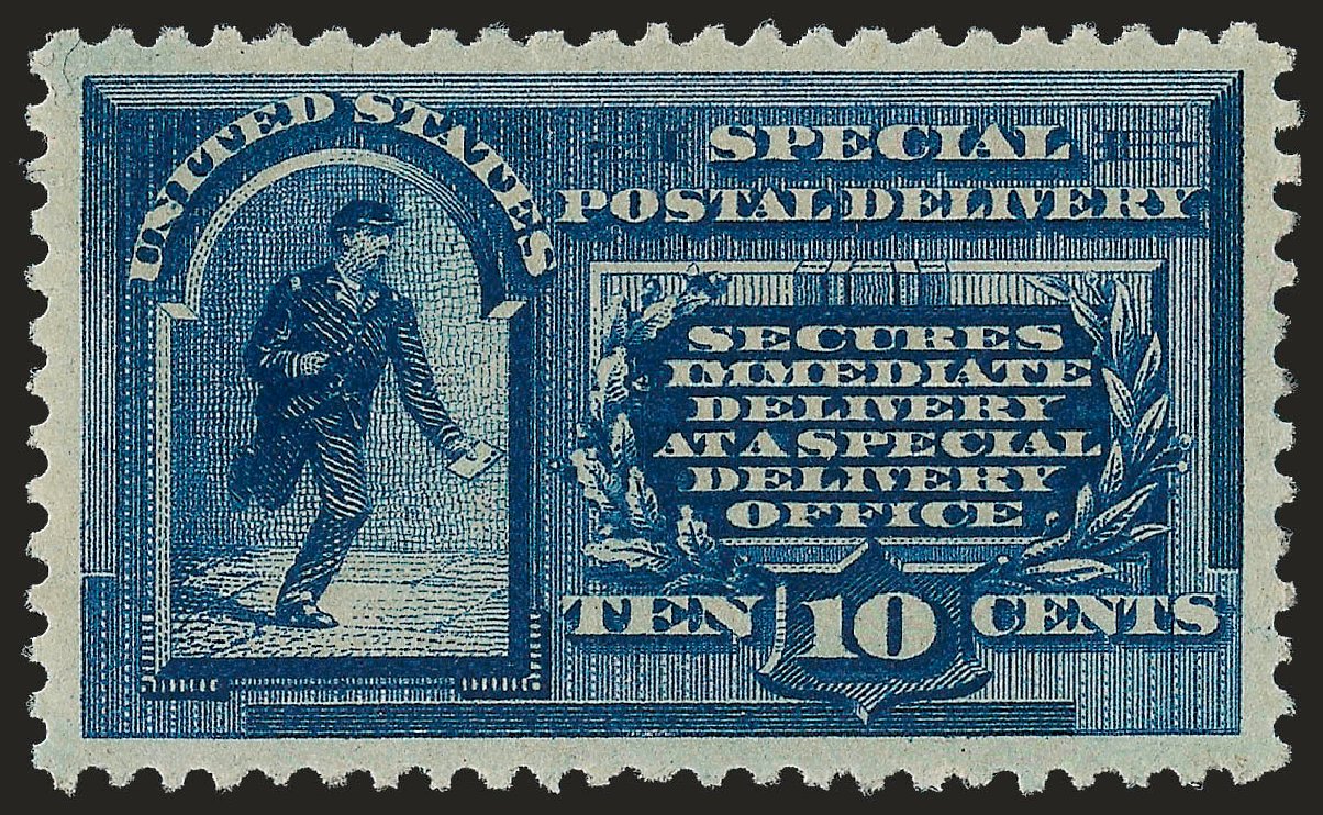 US Stamp Price Scott Catalogue #E1: 1885 10c Special Delivery. Robert Siegel Auction Galleries, Apr 2010, Sale 984, Lot 1086