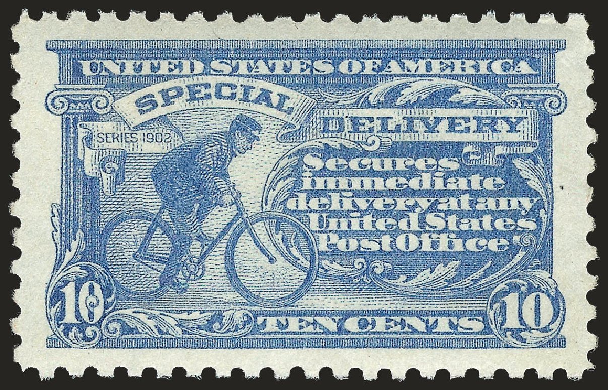Value of US Stamp Scott #E10: 10c 1916 Special Delivery. Robert Siegel Auction Galleries, Apr 2009, Sale 972, Lot 3407