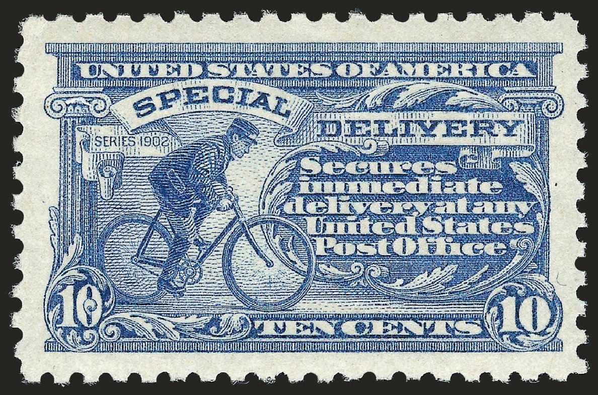 Costs of US Stamps Scott Cat. # E10 - 10c 1916 Special Delivery. Robert Siegel Auction Galleries, Jun 2009, Sale 975, Lot 2167