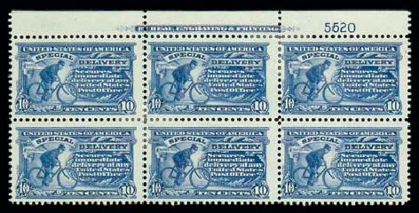 Price of US Stamp Scott Catalog #E10: 1916 10c Special Delivery. Matthew Bennett International, Dec 2007, Sale 325, Lot 2408