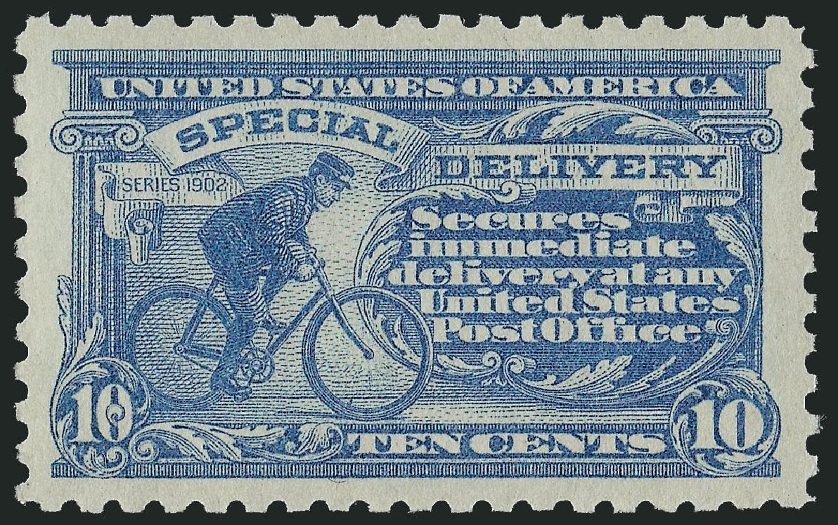 Value of US Stamps Scott Catalogue E10 - 10c 1916 Special Delivery. Robert Siegel Auction Galleries, Dec 2009, Sale 978, Lot 1121