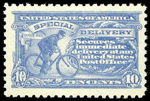 US Stamps Price Scott # E10 - 10c 1916 Special Delivery. Matthew Bennett International, Apr 2008, Sale 326, Lot 604