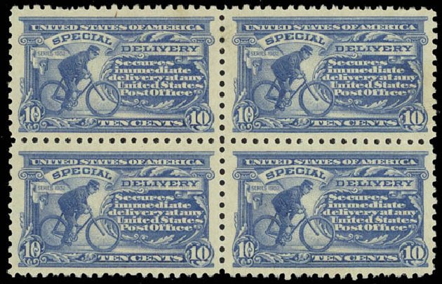 Price of US Stamps Scott Catalogue # E10: 10c 1916 Special Delivery. Daniel Kelleher Auctions, Jul 2011, Sale 625, Lot 1154