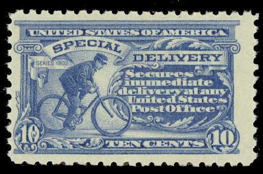 Value of US Stamps Scott Catalog # E10 - 10c 1916 Special Delivery. Daniel Kelleher Auctions, Oct 2012, Sale 632, Lot 1514