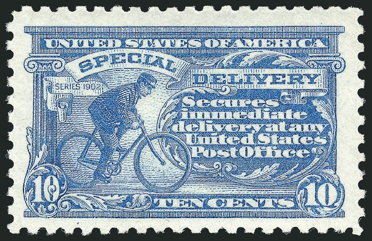 Value of US Stamp Scott Catalog # E10 - 10c 1916 Special Delivery. Robert Siegel Auction Galleries, Dec 2011, Sale 1017, Lot 914