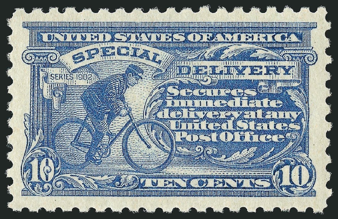 Value of US Stamp Scott E10 - 1916 10c Special Delivery. Robert Siegel Auction Galleries, Mar 2011, Sale 1007, Lot 2945