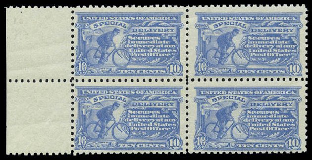 Value of US Stamps Scott Catalog E10 - 1916 10c Special Delivery. Matthew Bennett International, Sep 2010, Sale 333, Lot 3932