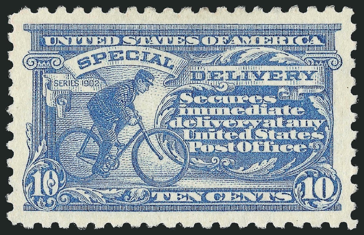 US Stamps Values Scott # E10: 10c 1916 Special Delivery. Robert Siegel Auction Galleries, Dec 2008, Sale 967, Lot 5083