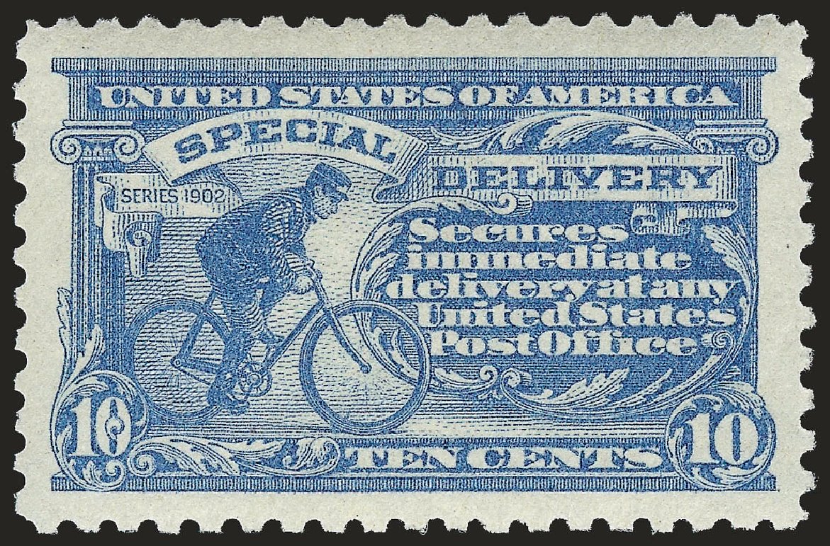 US Stamps Values Scott Cat. # E10 - 1916 10c Special Delivery. Robert Siegel Auction Galleries, Jun 2009, Sale 975, Lot 2166