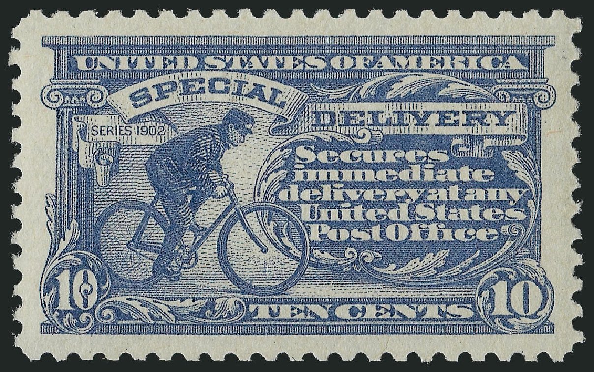 Costs of US Stamp Scott Catalog # E11 - 10c 1917 Special Delivery. Robert Siegel Auction Galleries, Oct 2011, Sale 1014, Lot 2239