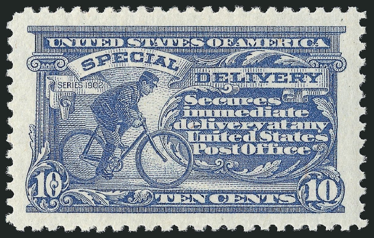 Prices of US Stamps Scott Cat. #E11: 1917 10c Special Delivery. Robert Siegel Auction Galleries, Oct 2011, Sale 1014, Lot 2240