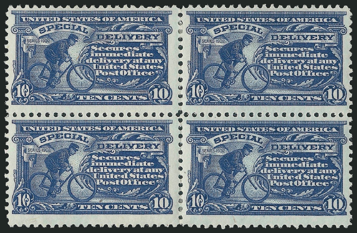 Cost of US Stamps Scott Cat. # E11 - 10c 1917 Special Delivery. Robert Siegel Auction Galleries, Dec 2011, Sale 1017, Lot 915