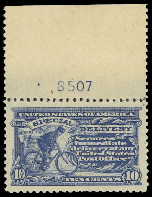US Stamps Value Scott E11 - 10c 1917 Special Delivery. Daniel Kelleher Auctions, Oct 2012, Sale 632, Lot 1516