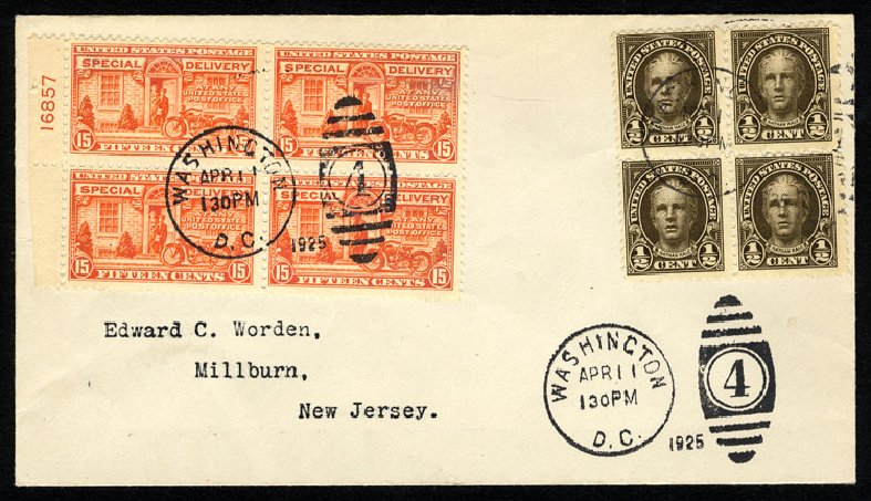 US Stamps Values Scott Catalogue # E13 - 15c 1925 Special Delivery. Cherrystone Auctions, Jun 2009, Sale 200906, Lot 395