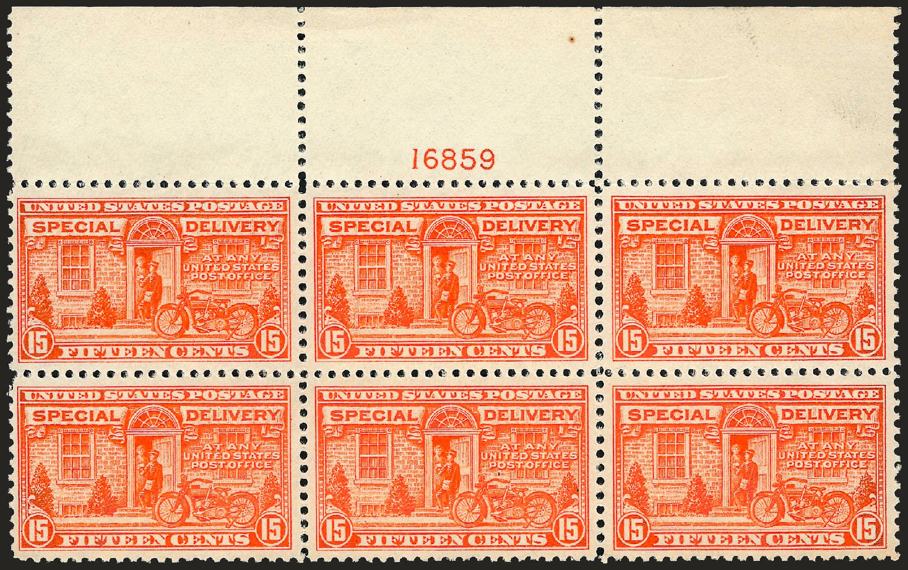 Prices of US Stamp Scott Cat. #E13 - 1925 15c Special Delivery. Robert Siegel Auction Galleries, Sep 2008, Sale 962, Lot 2982