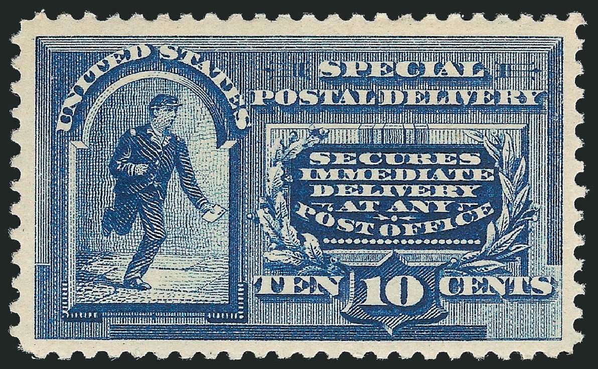 Cost of US Stamp Scott Catalog E2 - 10c 1888 Special Delivery. Robert Siegel Auction Galleries, Jun 2012, Sale 1026, Lot 1517