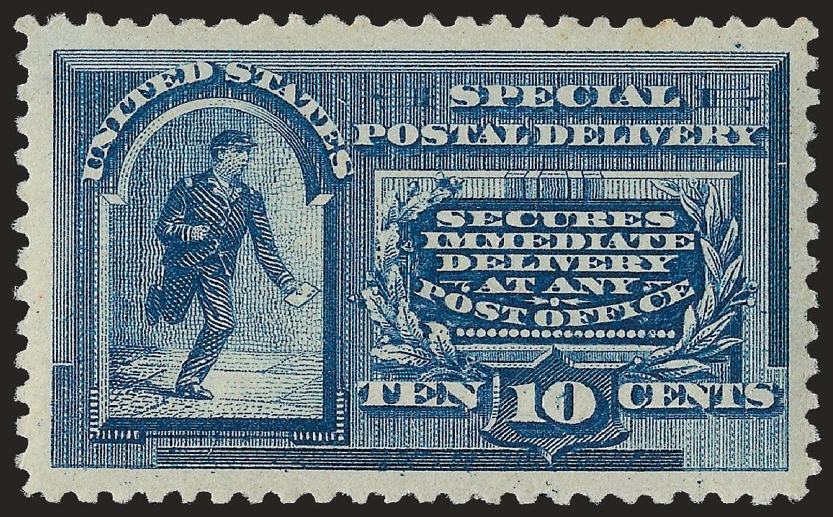 US Stamp Prices Scott Catalog E2: 1888 10c Special Delivery. Robert Siegel Auction Galleries, Jun 2009, Sale 973, Lot 247