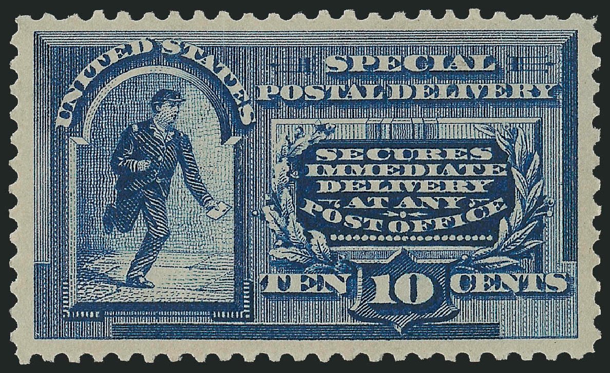 Value of US Stamp Scott Cat. E2: 1888 10c Special Delivery. Robert Siegel Auction Galleries, Dec 2009, Sale 978, Lot 1117